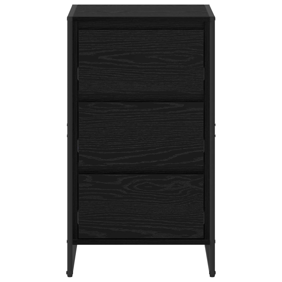 Sideboard Sort eg 42 x 36 x 75.5 cm Konstrueret træ