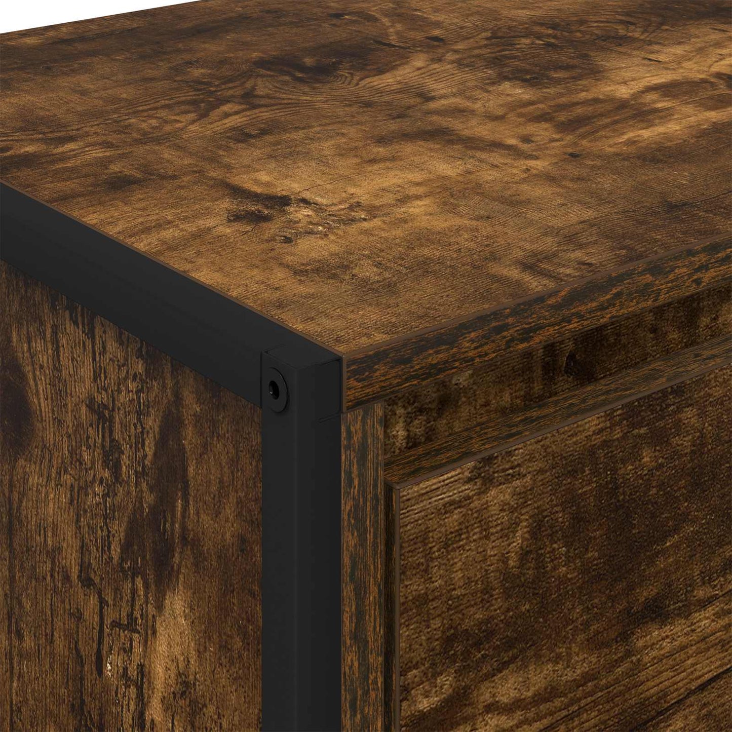 Sideboard Røget Eg 42 x 36 x 75.5 cm Konstrueret træ