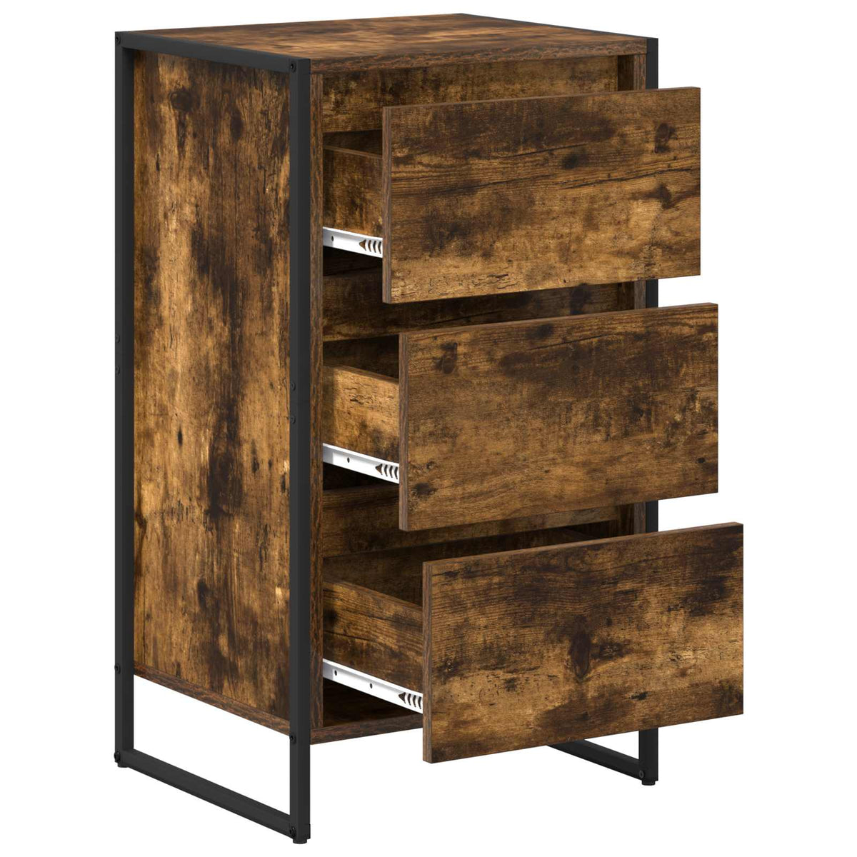 Sideboard Røget Eg 42 x 36 x 75.5 cm Konstrueret træ