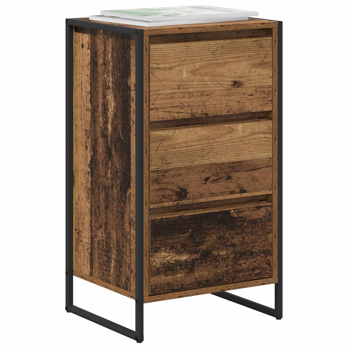Sideboard Gammelt træ 42 x 36 x 75.5 cm Konstrueret træ