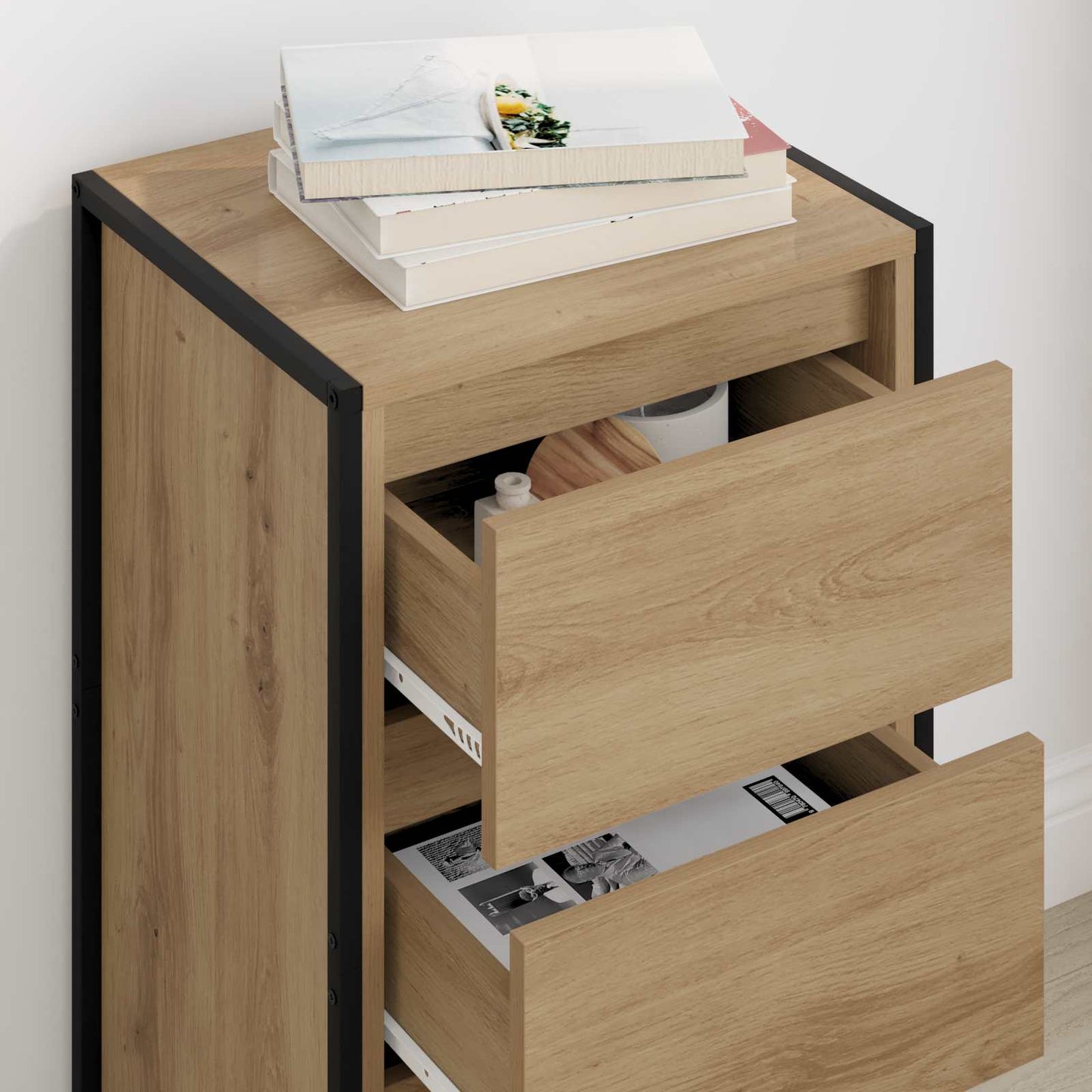 Sideboard Artisan eg 42 x 36 x 75.5 cm Konstrueret træ
