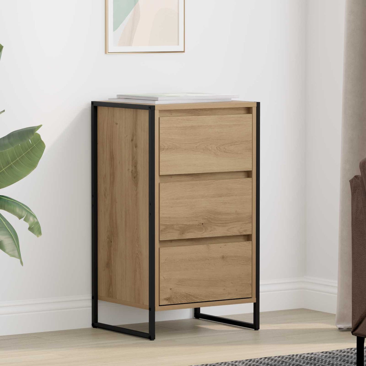 Sideboard Artisan eg 42 x 36 x 75.5 cm Konstrueret træ