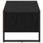 TV-skab 100 x 36,5 x 30,5 cm Sort eg Konstrueret træ