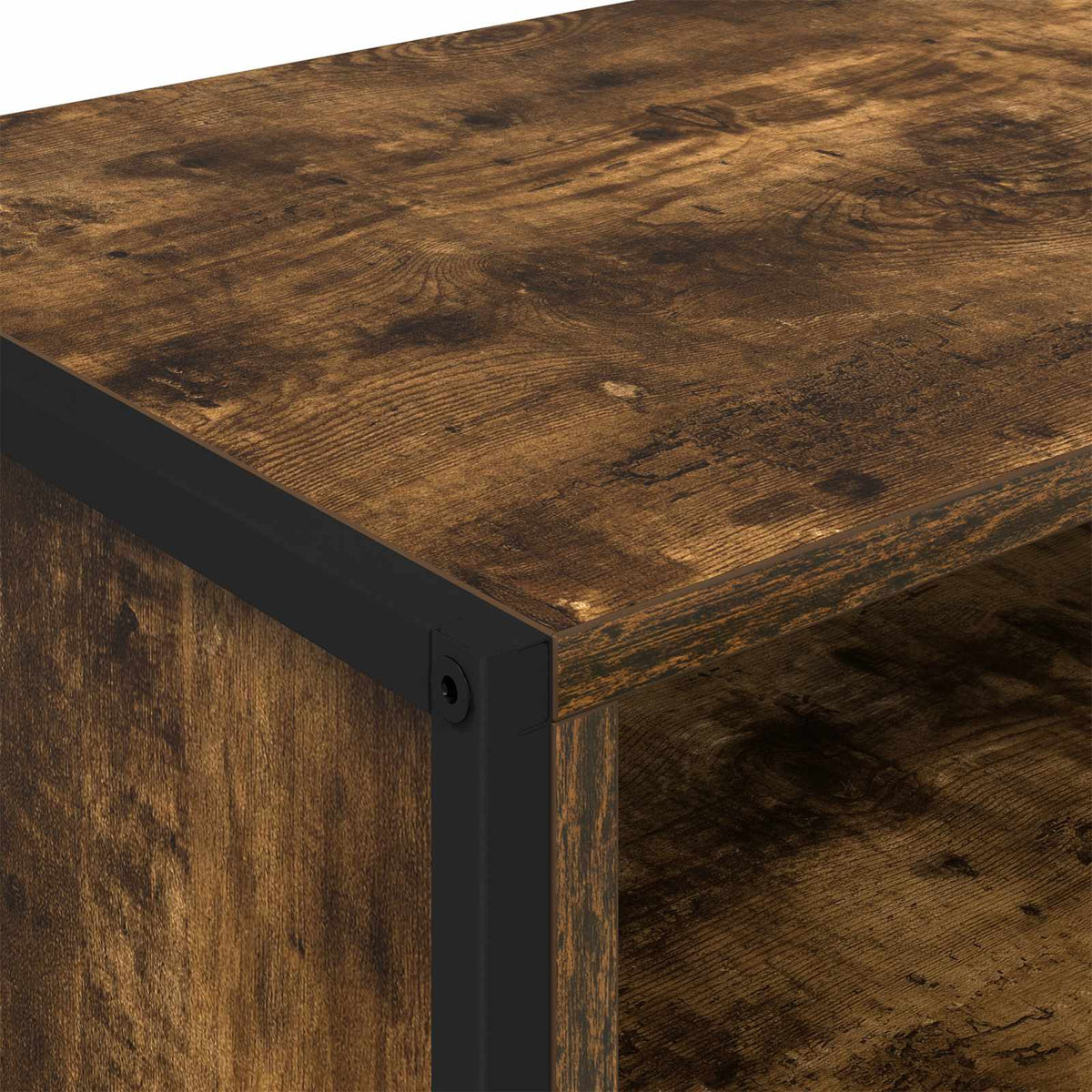 TV-skab 100 x 36,5 x 30,5 cm Røget Eg Konstrueret træ