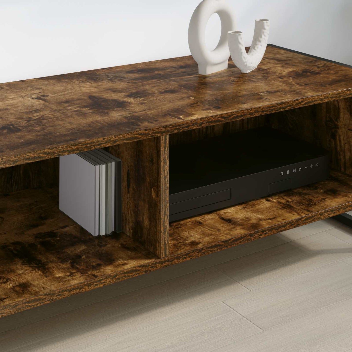 TV-skab 100 x 36,5 x 30,5 cm Røget Eg Konstrueret træ