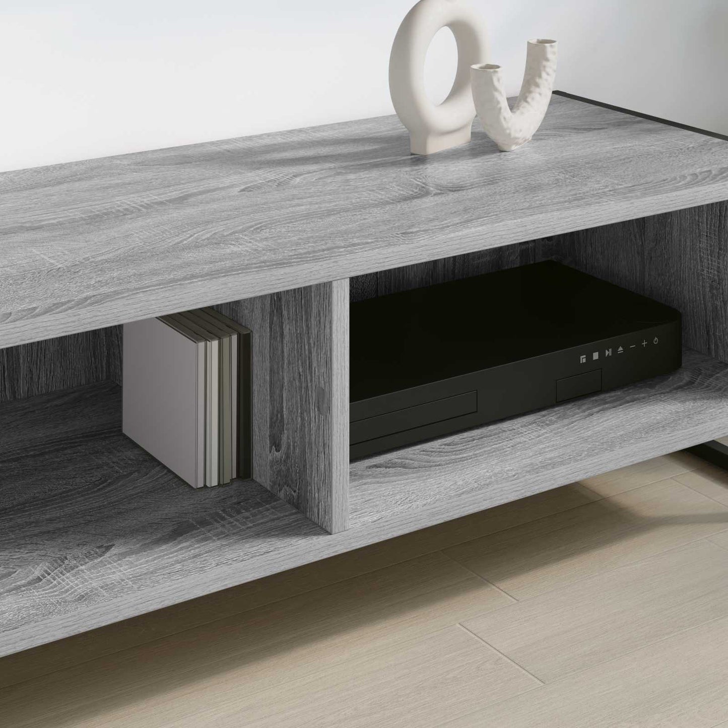 TV-skab 100 x 36,5 x 30,5 cm Grå Sonoma Konstrueret træ