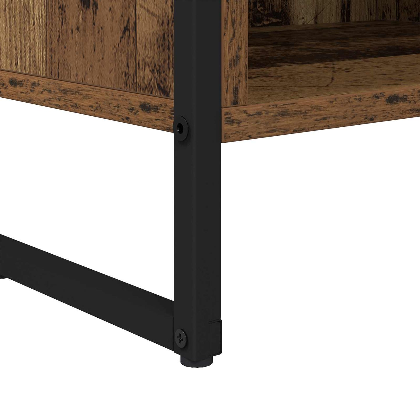 TV-skab 100 x 36,5 x 30,5 cm Gammelt træ Konstrueret træ
