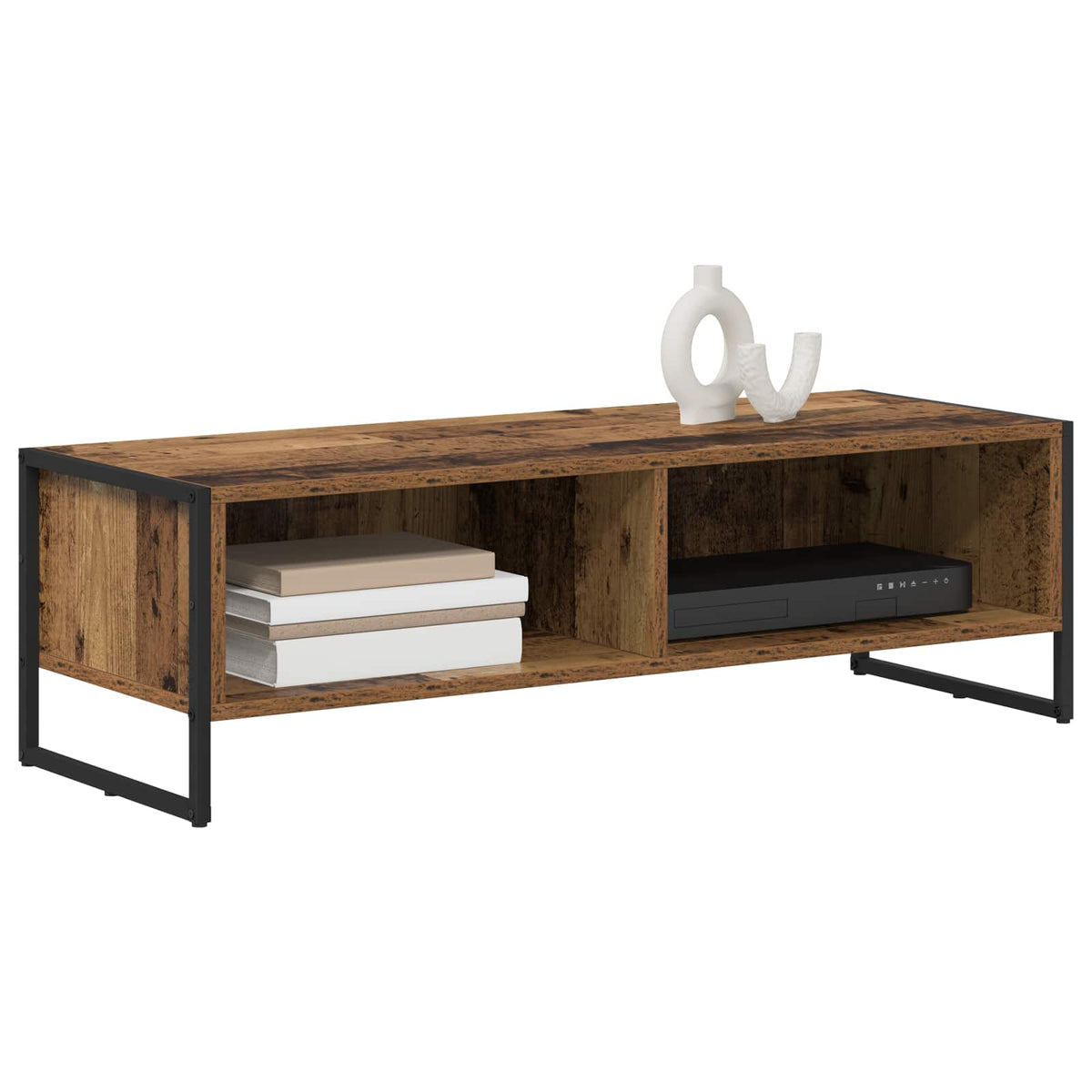 TV-skab 100 x 36,5 x 30,5 cm Gammelt træ Konstrueret træ