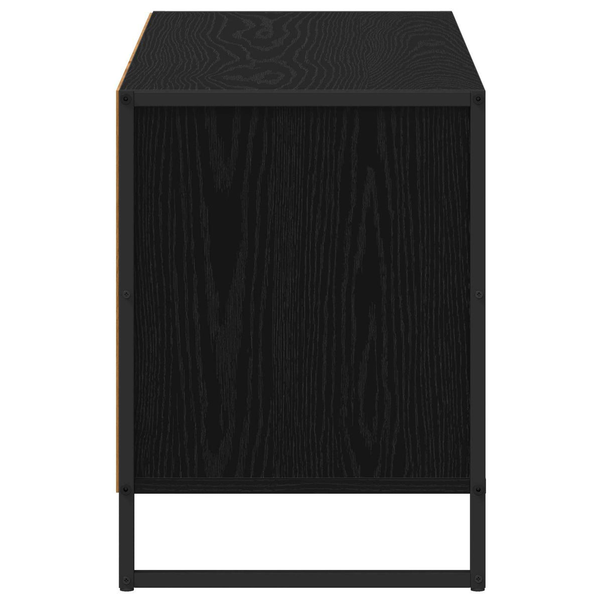 TV-skab 100 x 36 x 49,5 cm Sort eg Konstrueret træ