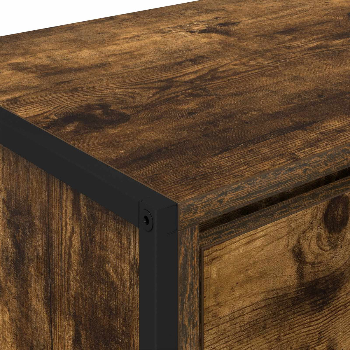 TV-skab 100 x 36 x 49,5 cm Røget Eg Konstrueret træ