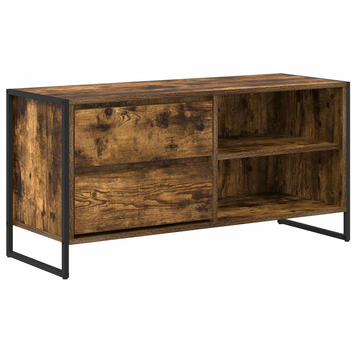 TV-skab 100 x 36 x 49,5 cm Røget Eg Konstrueret træ