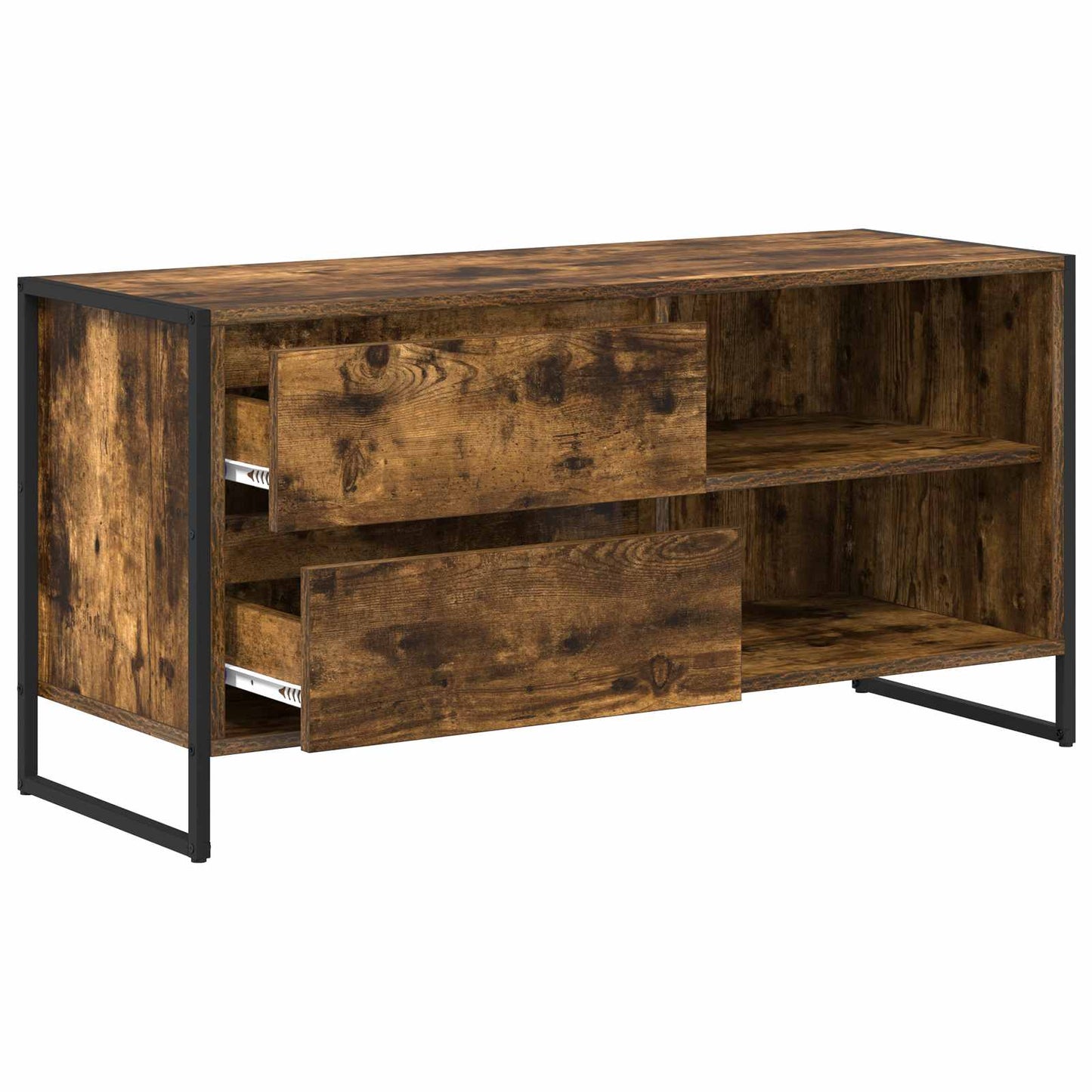 TV-skab 100 x 36 x 49,5 cm Røget Eg Konstrueret træ