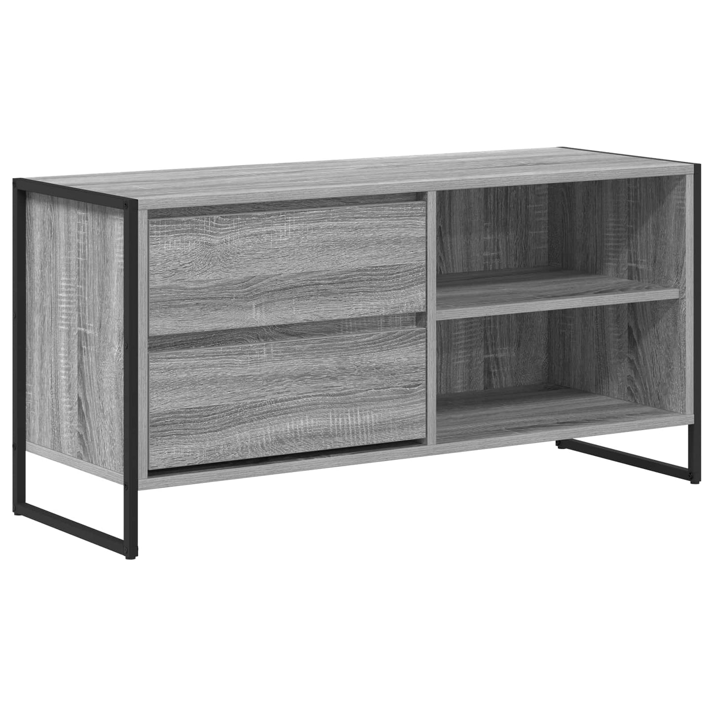 TV-skab 100 x 36 x 49,5 cm Grå Sonoma Konstrueret træ