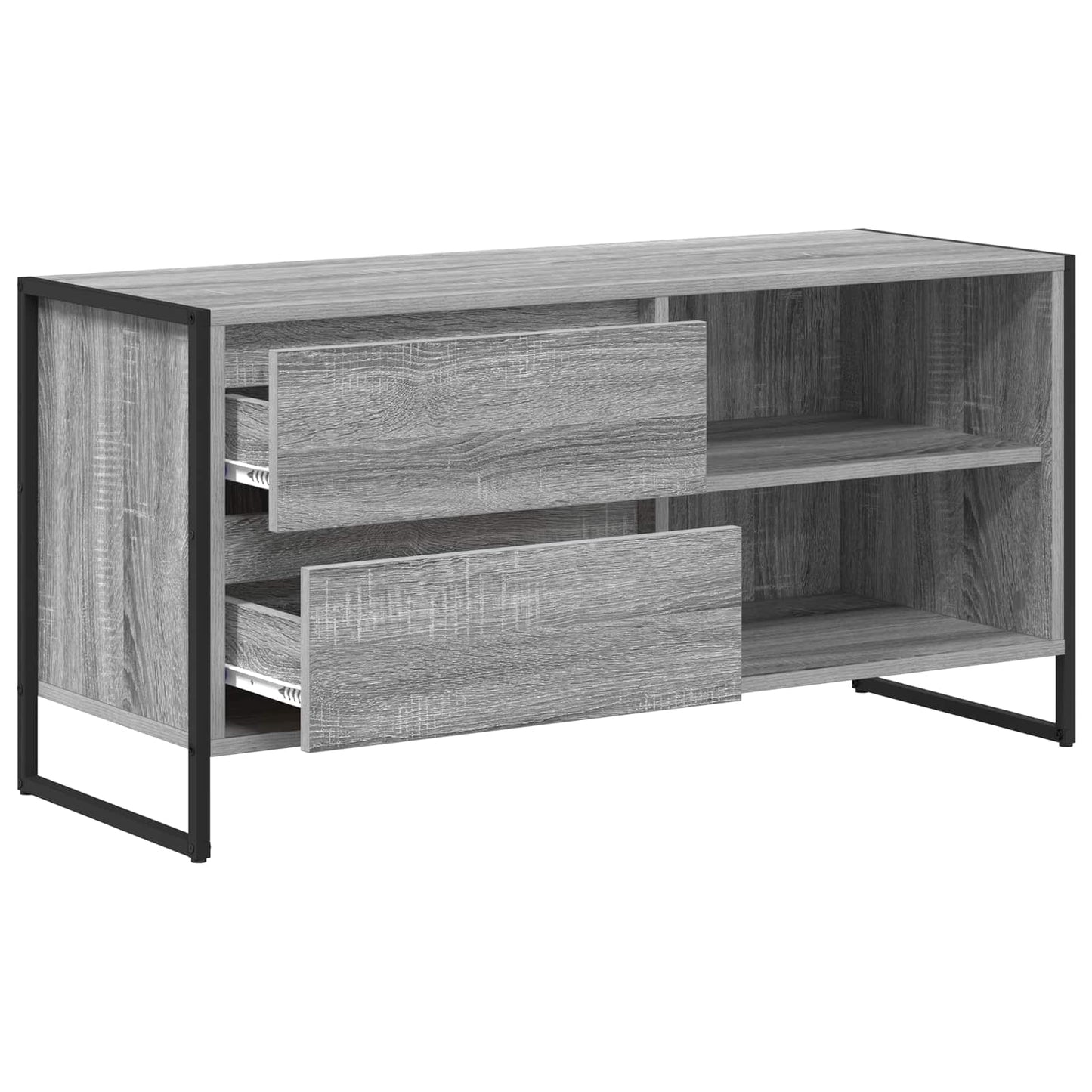 TV-skab 100 x 36 x 49,5 cm Grå Sonoma Konstrueret træ