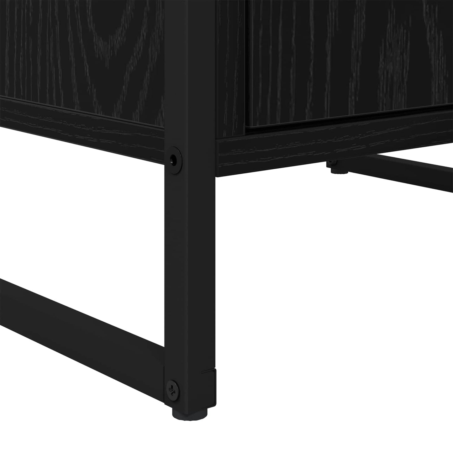 Sideboard Sort eg 43 x 36 x 75,5 cm Konstrueret træ
