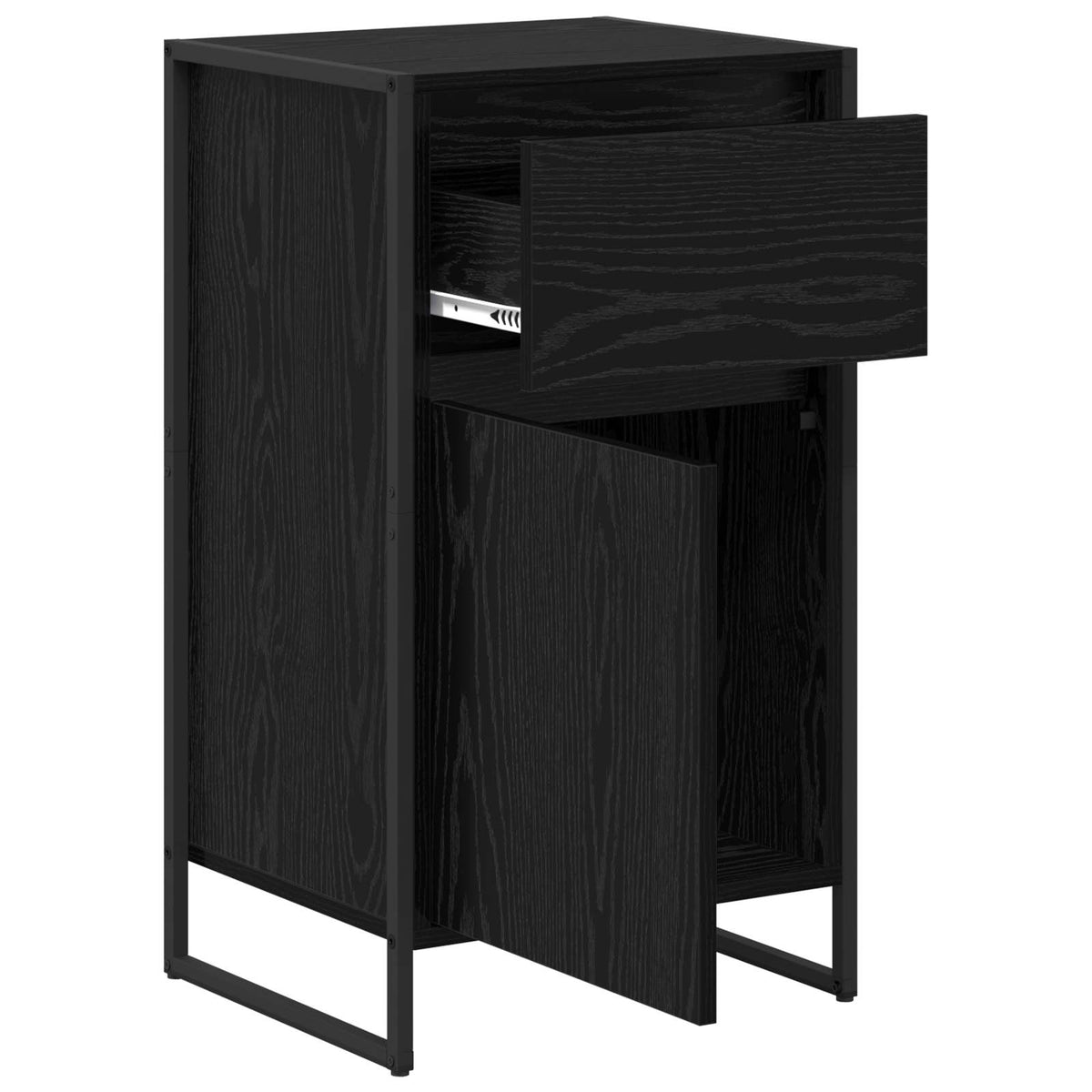 Sideboard Sort eg 43 x 36 x 75,5 cm Konstrueret træ