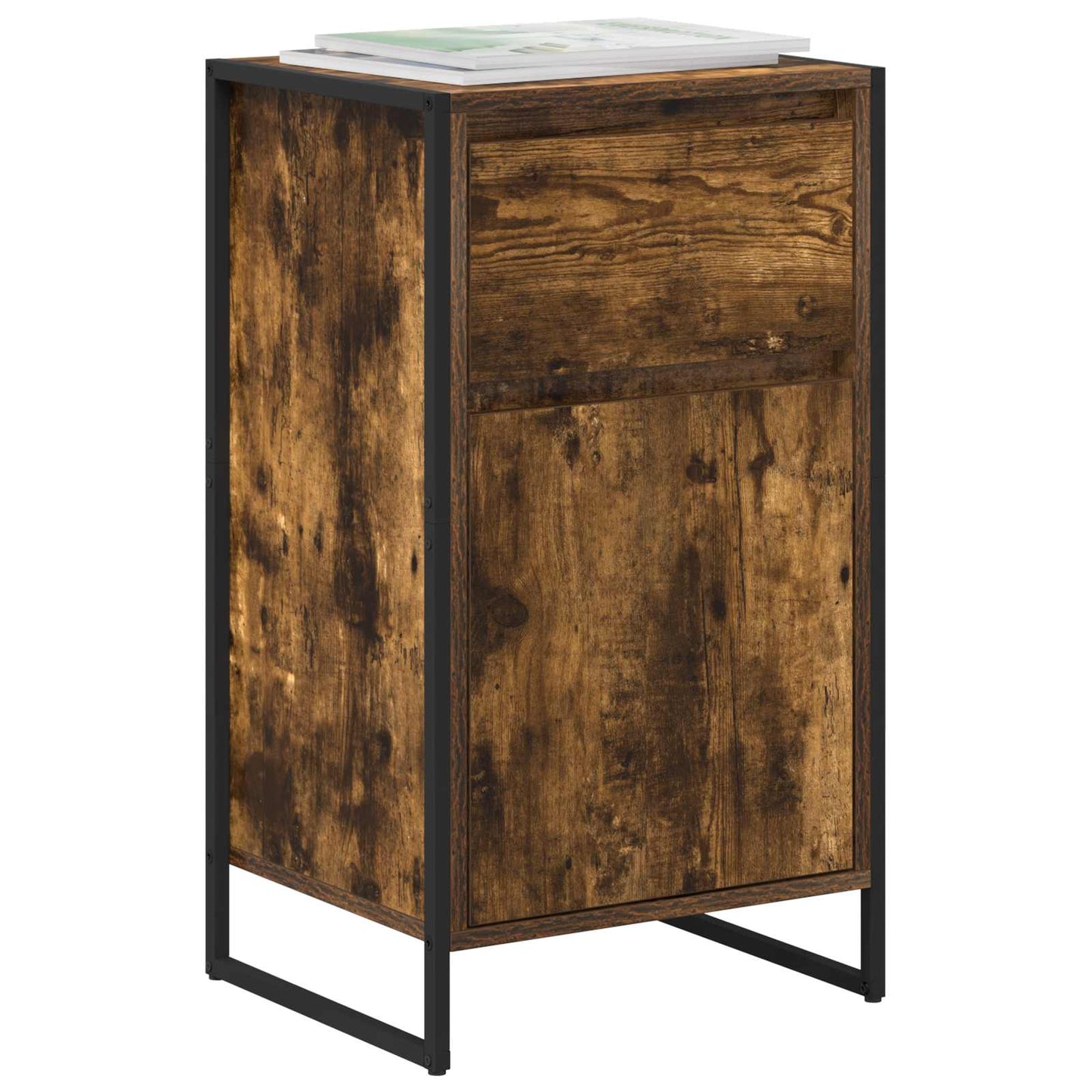 Sideboard Røget Eg 43 x 36 x 75,5 cm Konstrueret træ