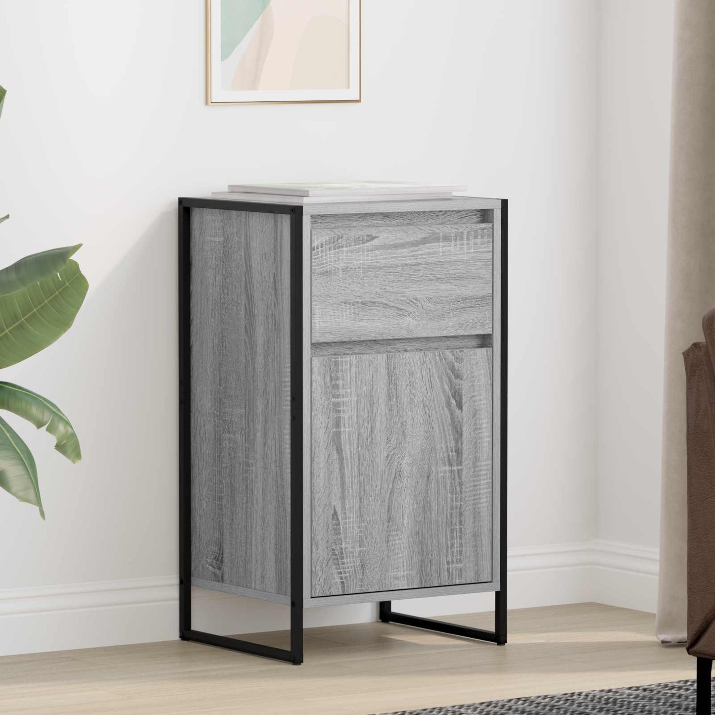 Sideboard Grå Sonoma 43 x 36 x 75,5 cm Konstrueret træ