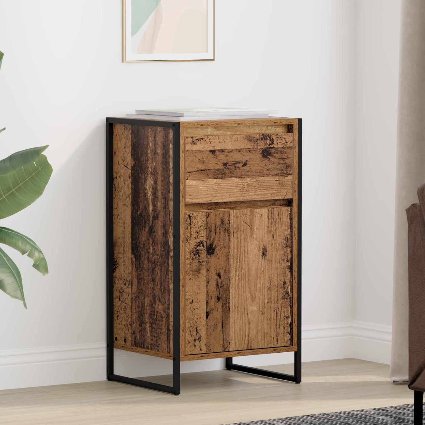 Sideboard Gammelt træ 43 x 36 x 75,5 cm Konstrueret træ