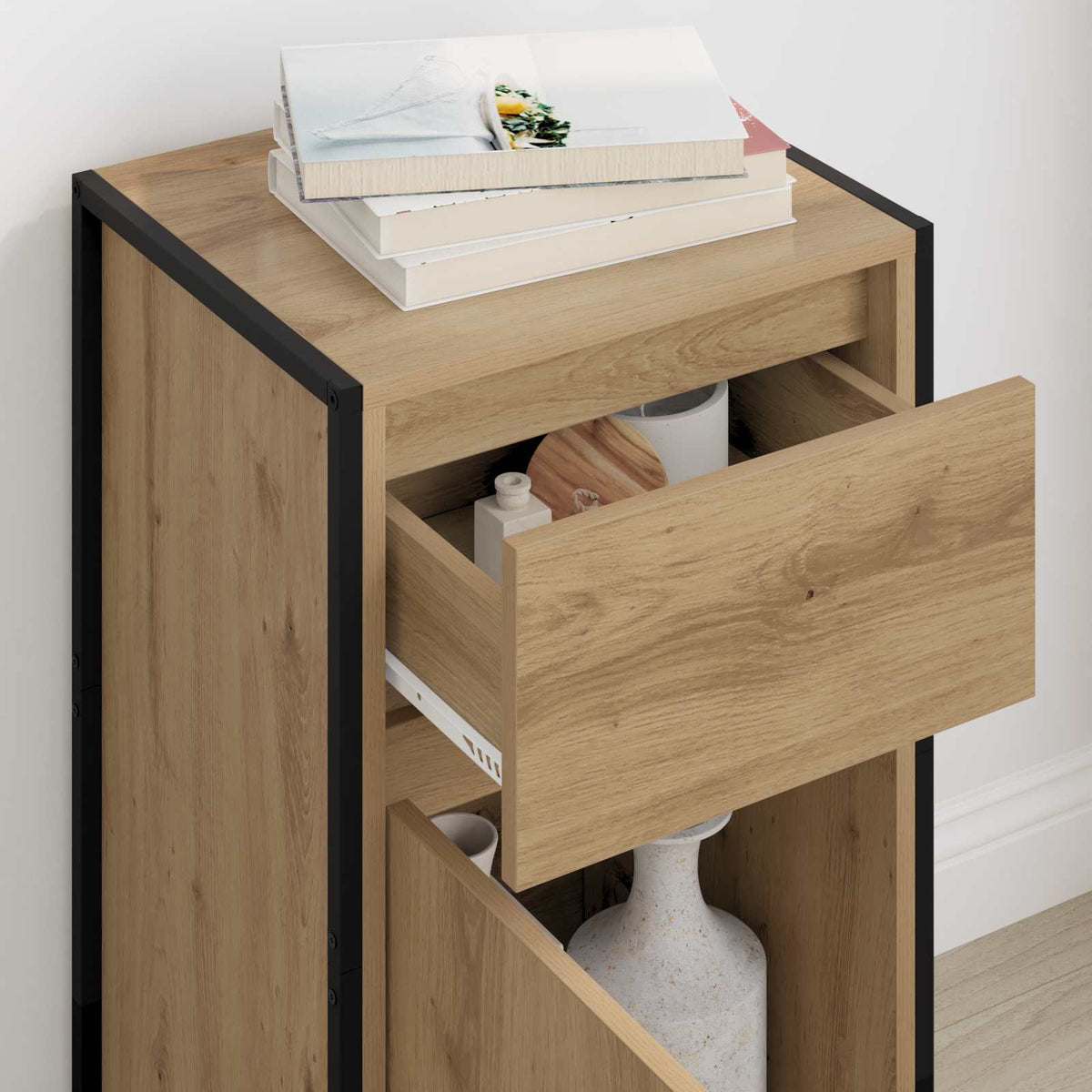 Sideboard Artisan eg 43 x 36 x 75,5 cm Konstrueret træ