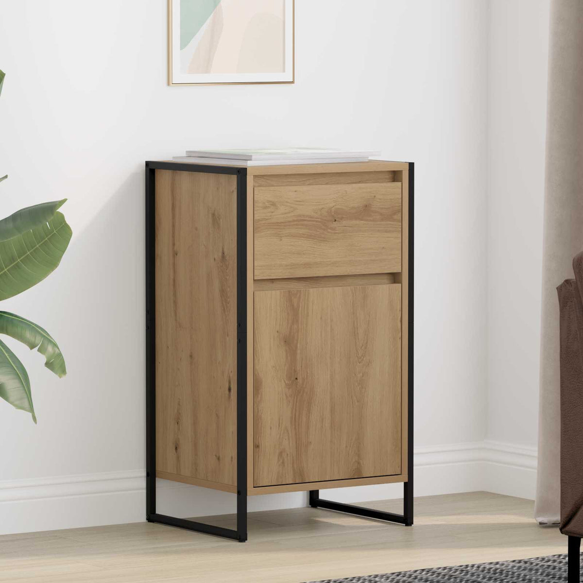 Sideboard Artisan eg 43 x 36 x 75,5 cm Konstrueret træ