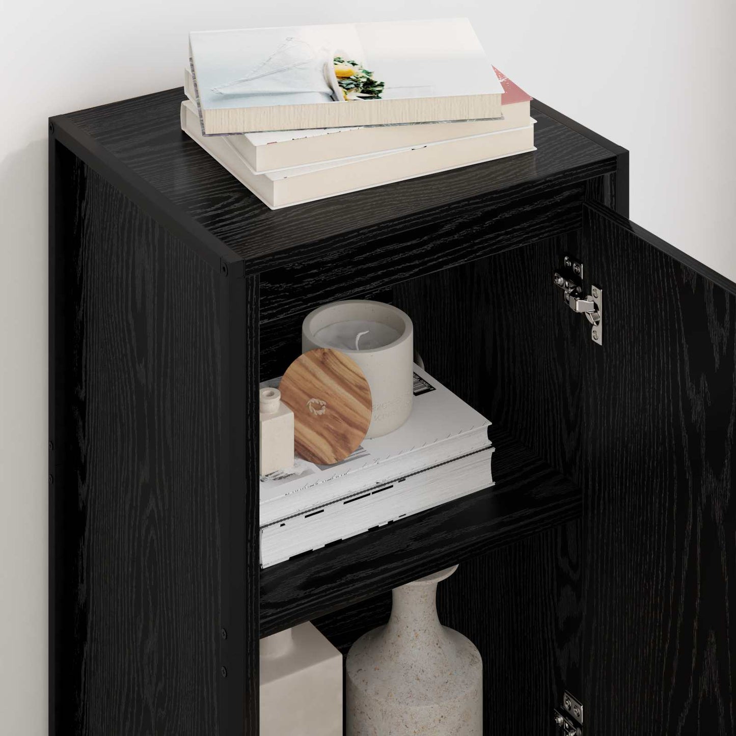 Sideboard Sort eg 43 x 36 x 75,5 cm Konstrueret træ