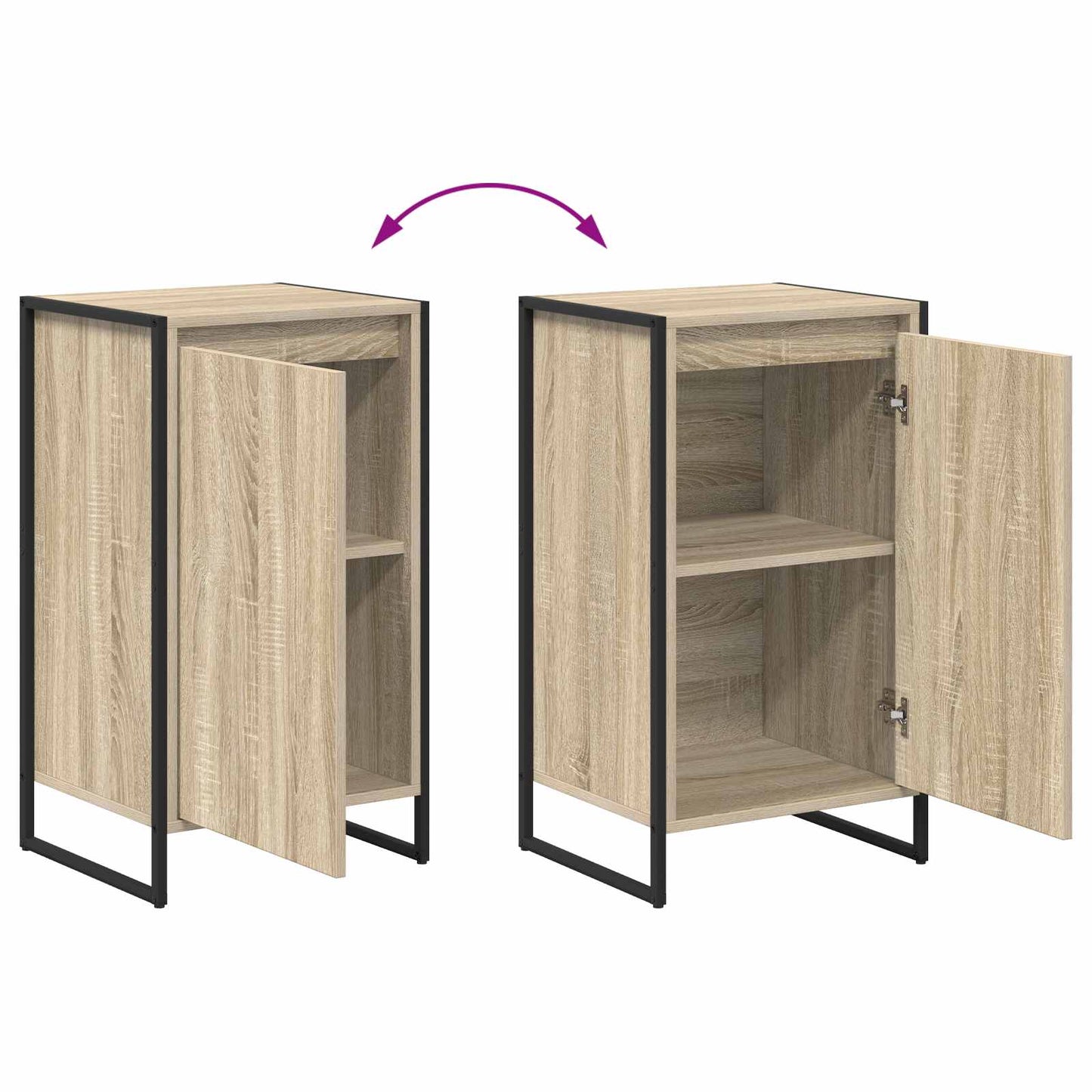 Sideboard Sonoma 43 x 36 x 75,5 cm Konstrueret træ