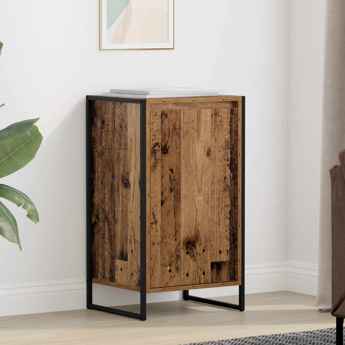 Sideboard Gammelt træ 43 x 36 x 75,5 cm Konstrueret træ
