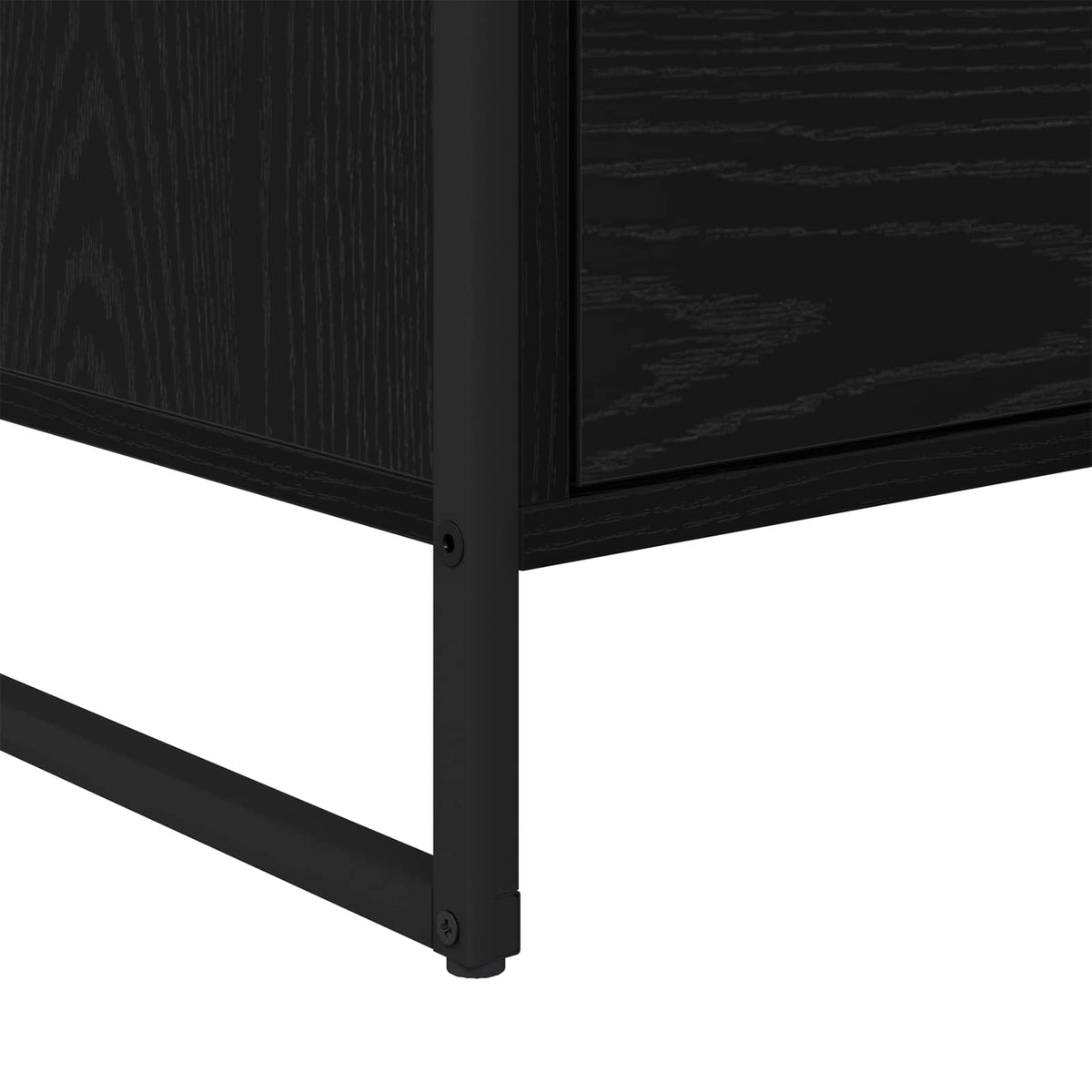 Sideboard Sort eg 79 x 36 x 75.5 cm Konstrueret træ