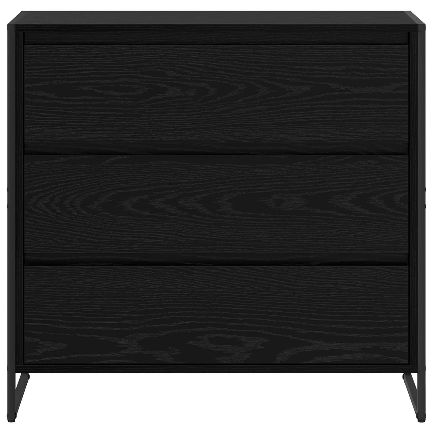 Sideboard Sort eg 79 x 36 x 75.5 cm Konstrueret træ