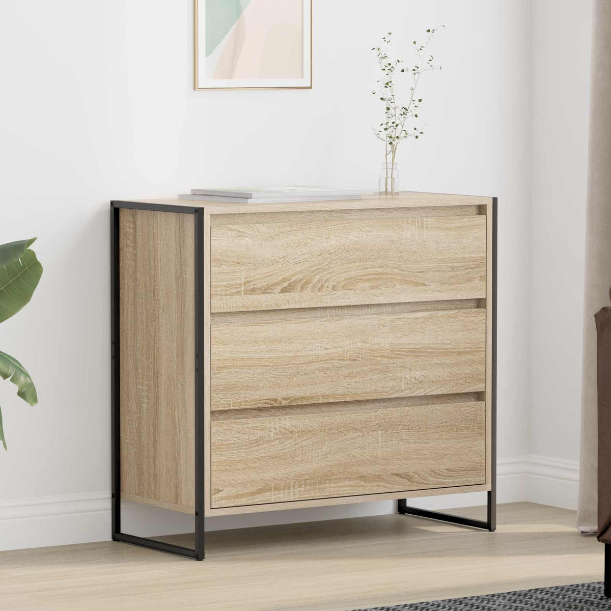 Sideboard Sonoma 79 x 36 x 75.5 cm Konstrueret træ