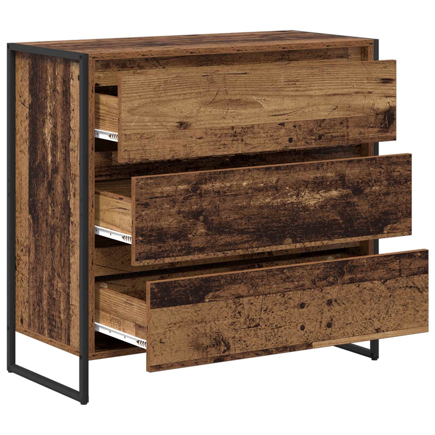 Sideboard Gammelt træ 79 x 36 x 75.5 cm Konstrueret træ