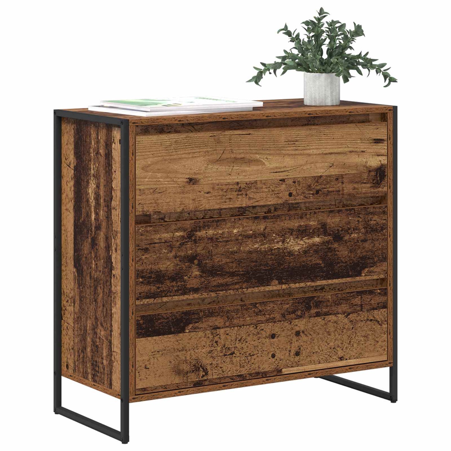 Sideboard Gammelt træ 79 x 36 x 75.5 cm Konstrueret træ