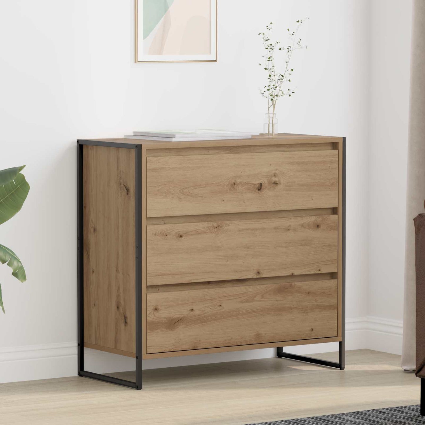Sideboard Artisan eg 79 x 36 x 75.5 cm Konstrueret træ