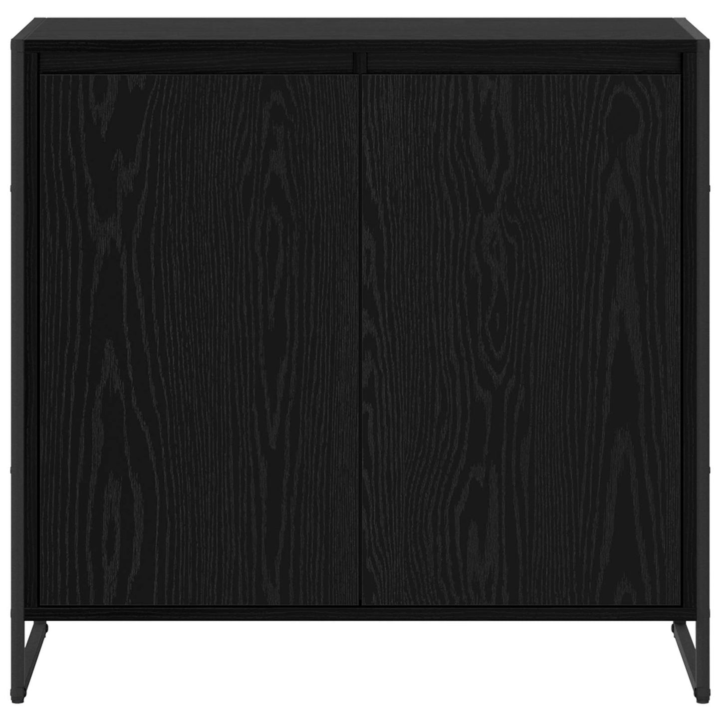 Sideskab Sort eg 79 x 36 x 75 cm Konstrueret træ