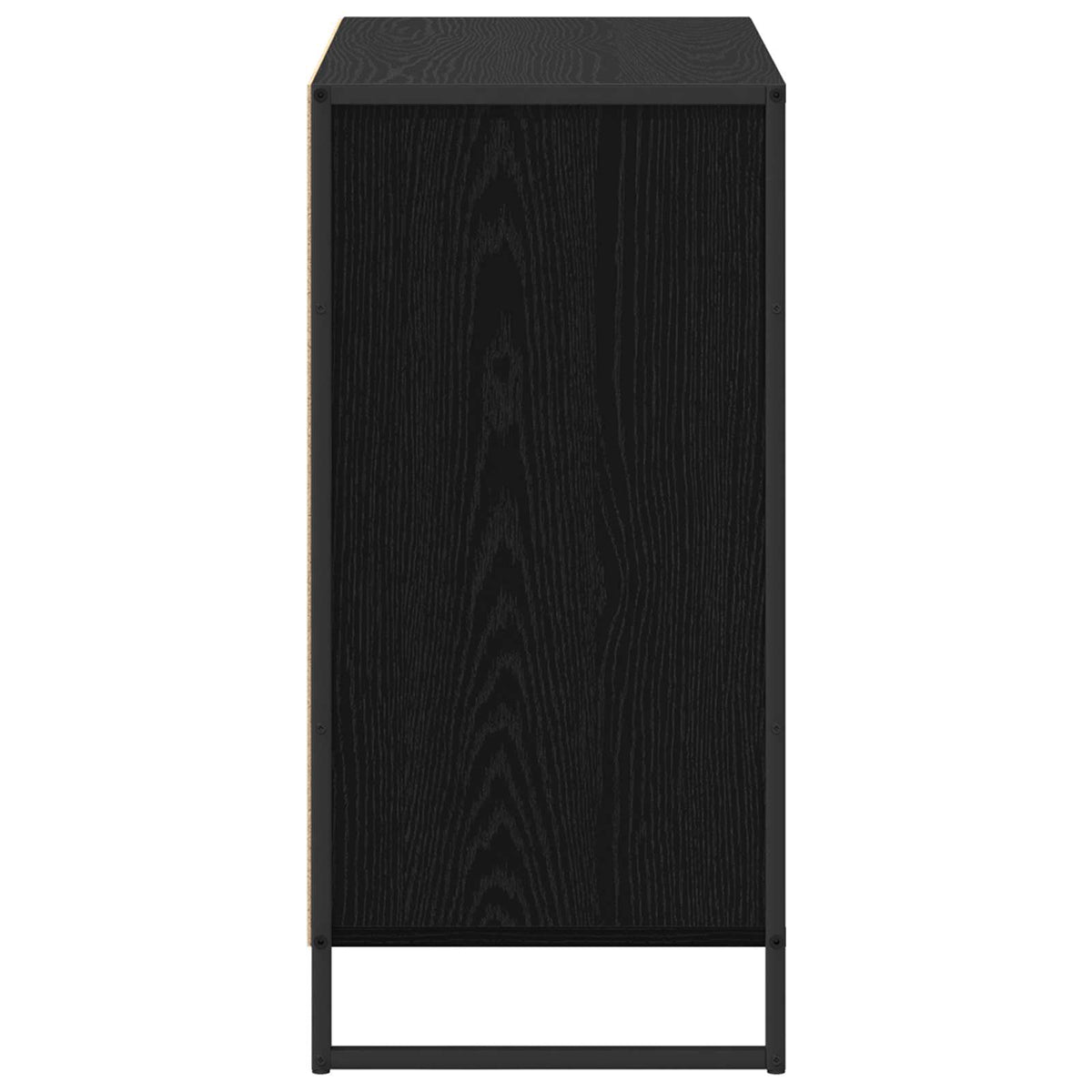 Sideskab Sort eg 79 x 36 x 75 cm Konstrueret træ
