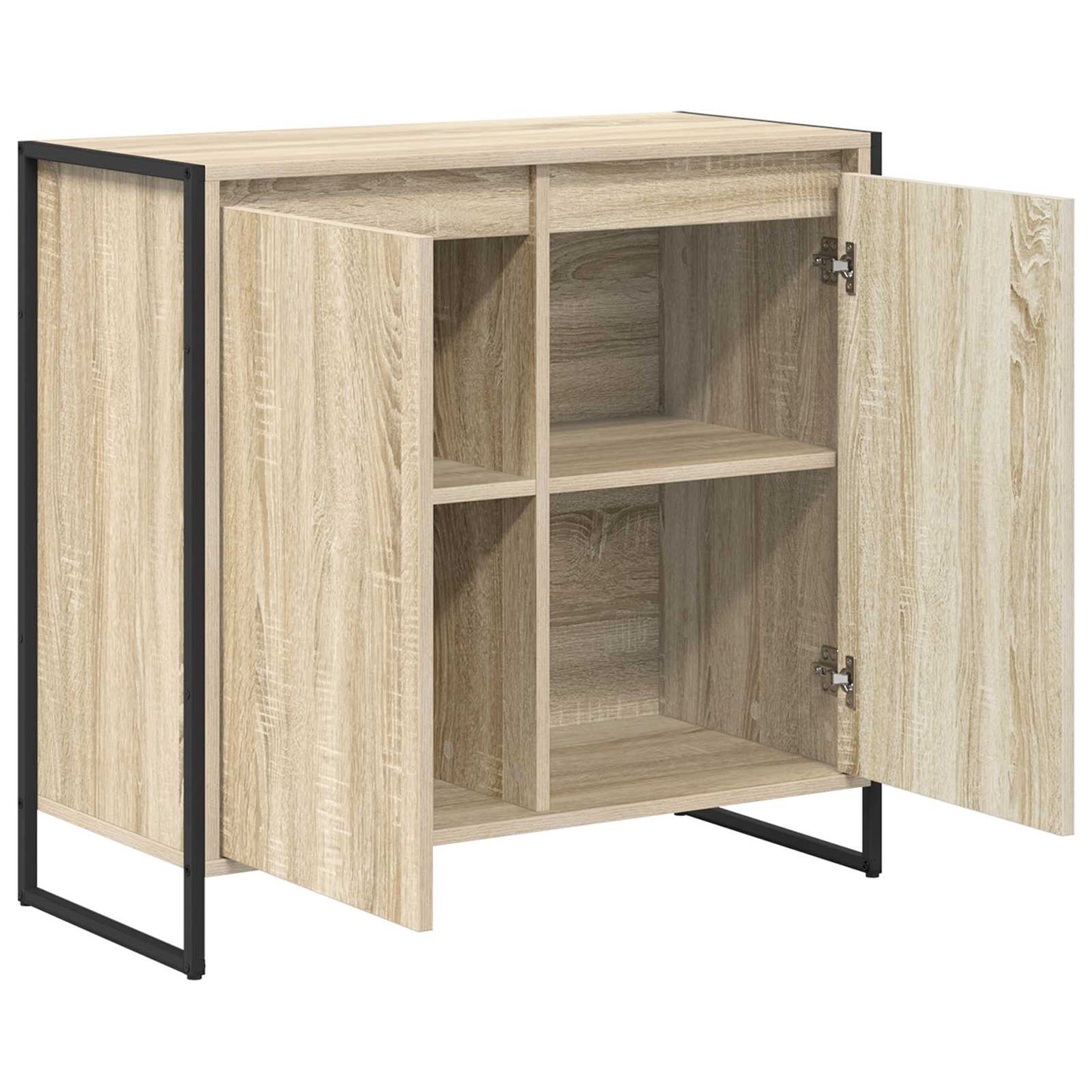 Sideskab Sonoma 79 x 36 x 75 cm Konstrueret træ