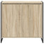 Sideskab Sonoma 79 x 36 x 75 cm Konstrueret træ