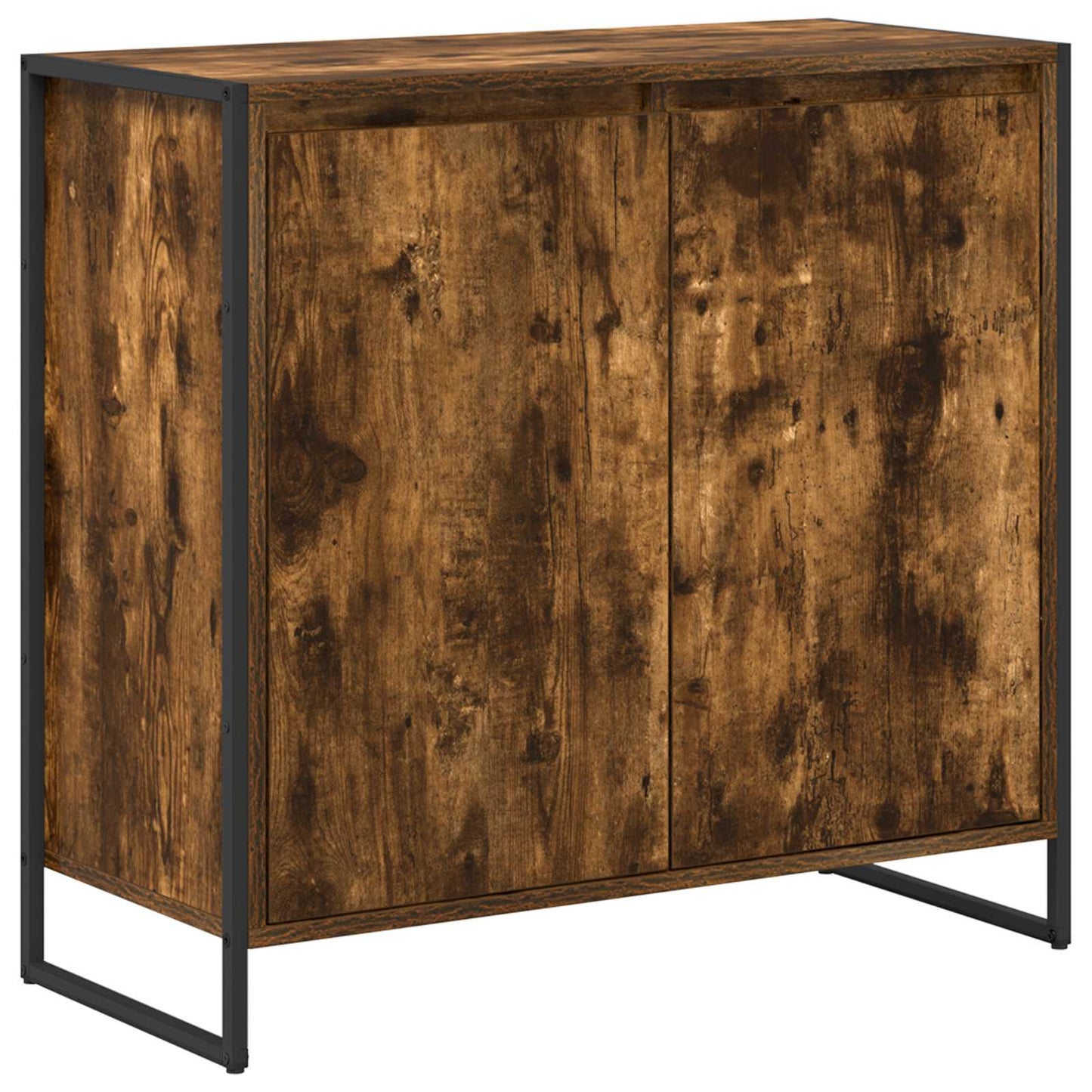 Sideskab Røget Eg 79 x 36 x 75 cm Konstrueret træ