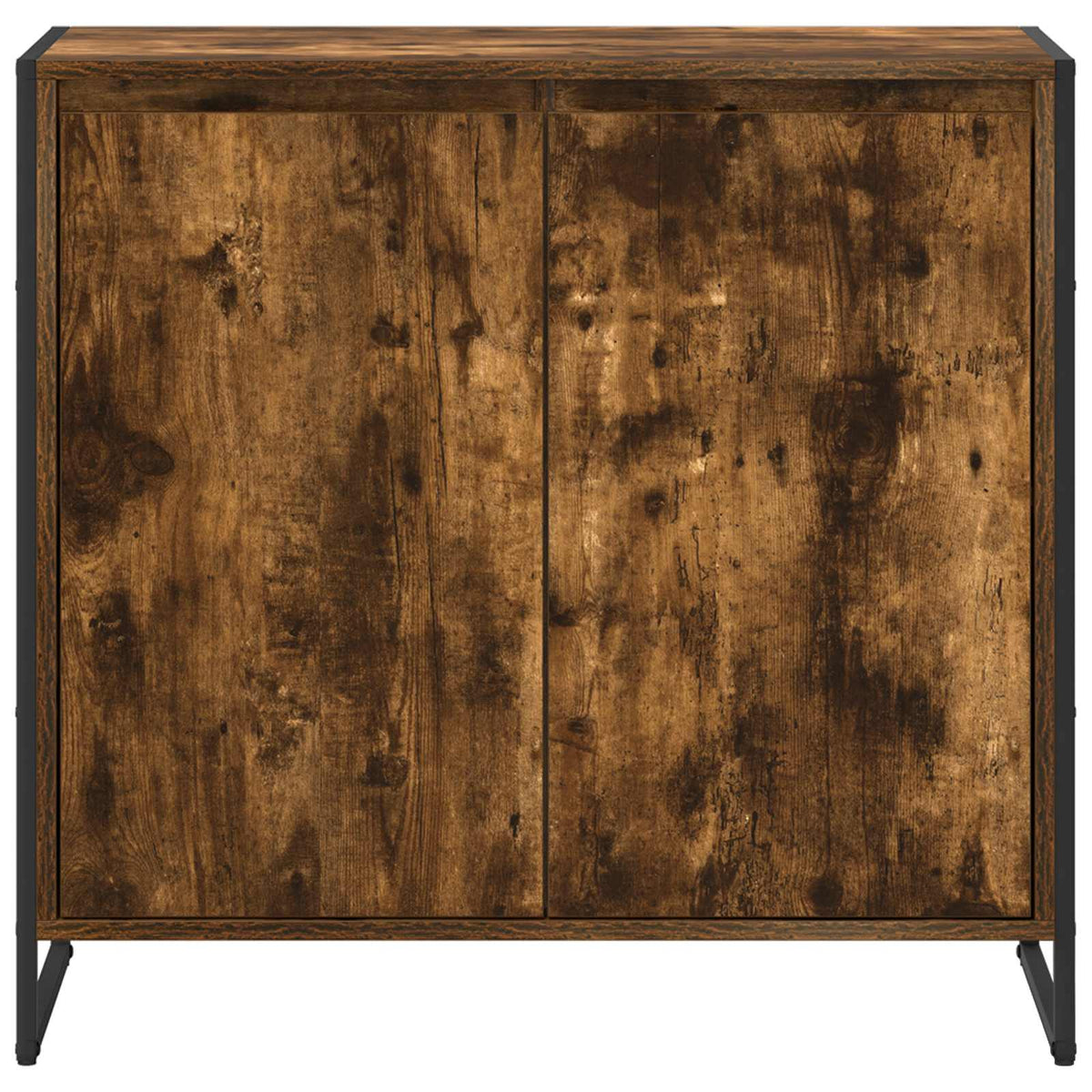 Sideskab Røget Eg 79 x 36 x 75 cm Konstrueret træ