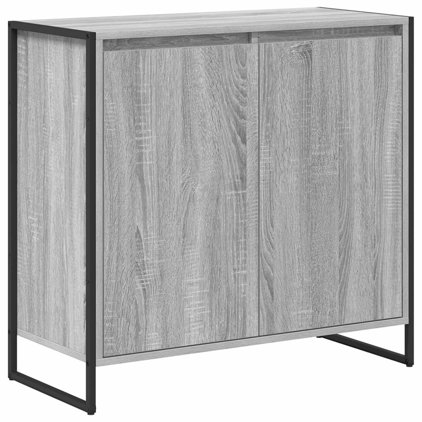Sideskab Grå Sonoma 79 x 36 x 75 cm Konstrueret træ