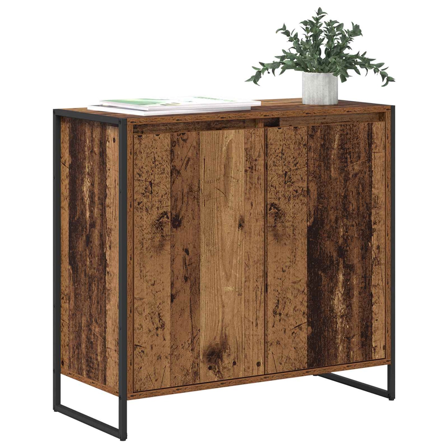 Sideskab Gammelt træ 79 x 36 x 75 cm Konstrueret træ