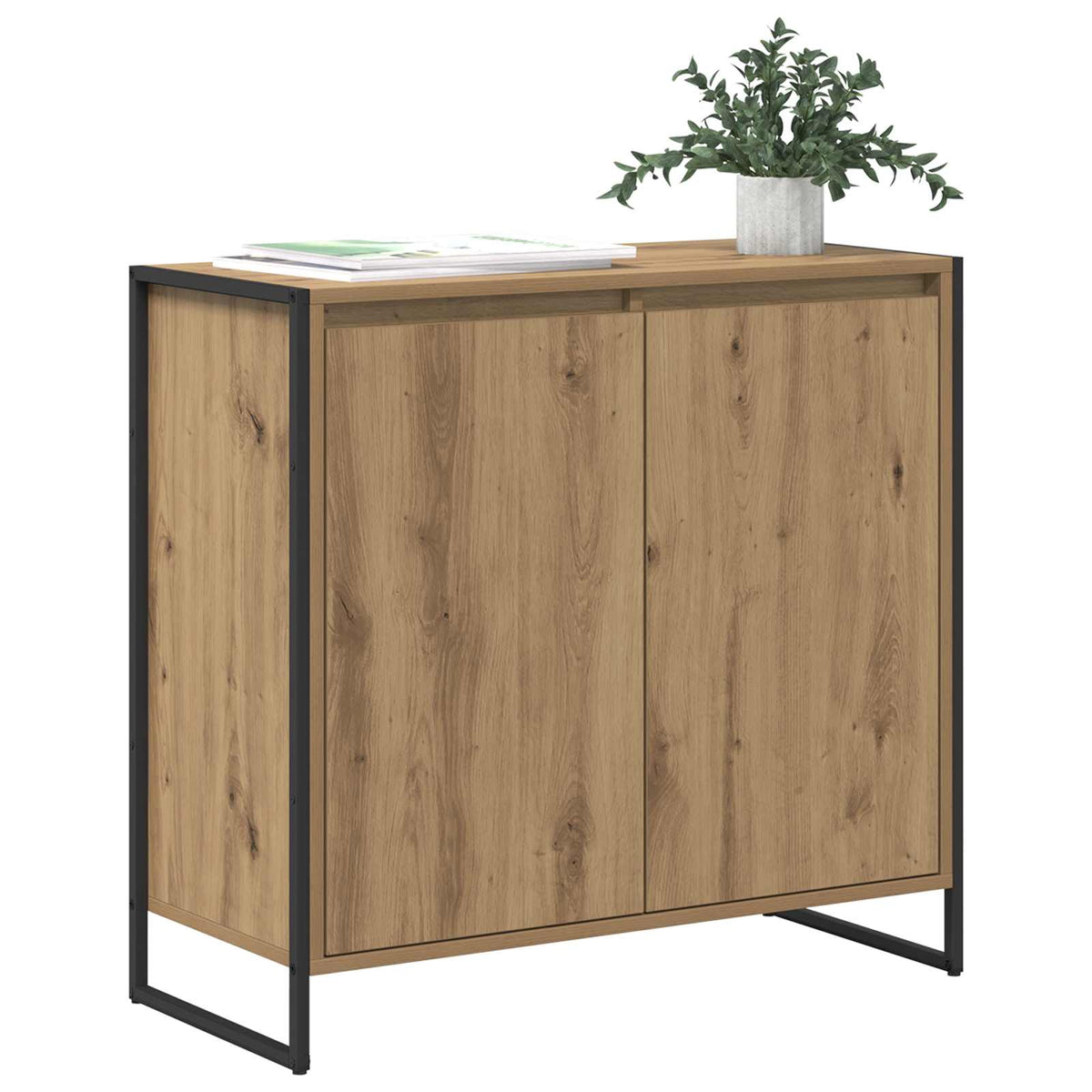 Sideskab Artisan eg 79 x 36 x 75 cm Konstrueret træ