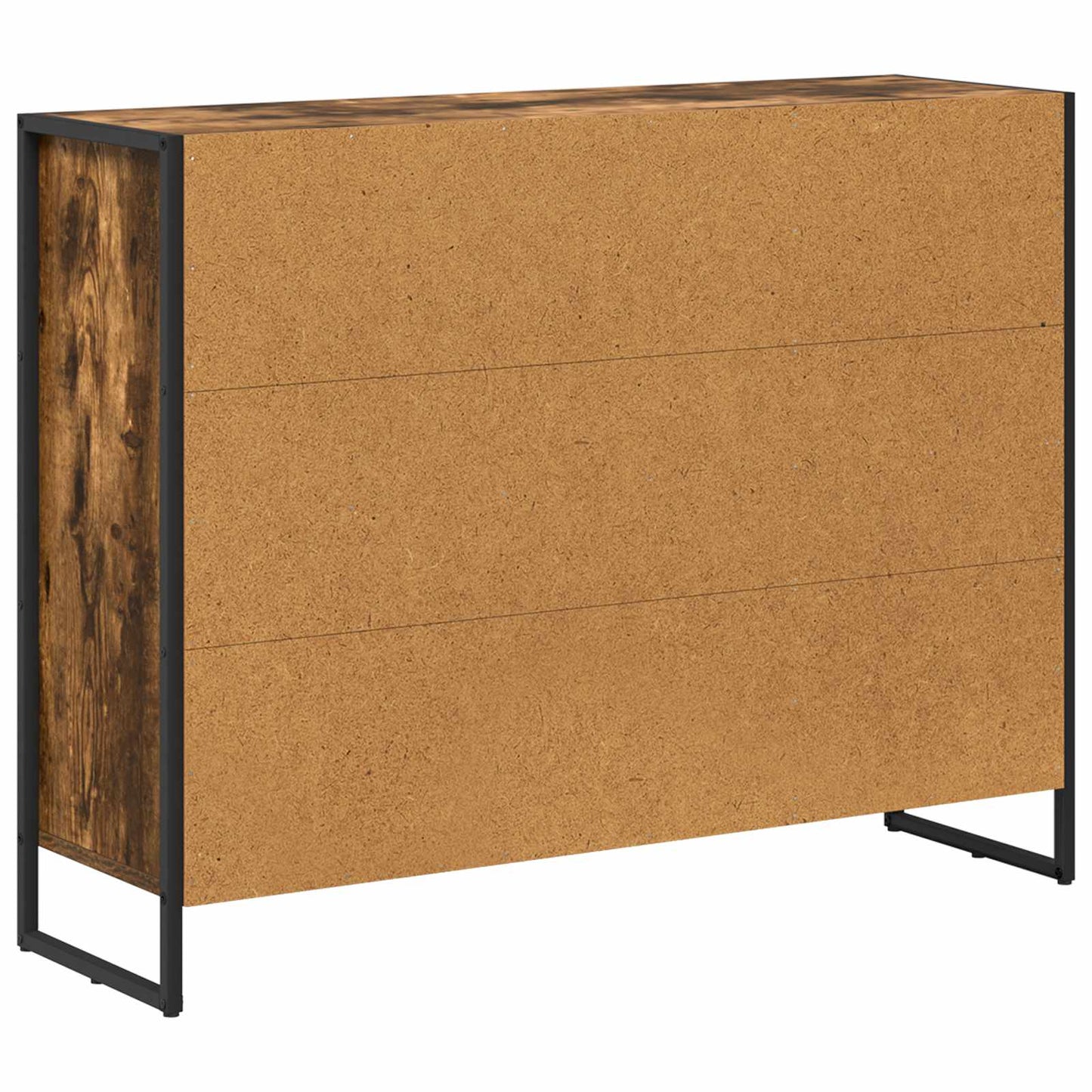 Sideskab Røget Eg 96,5 x 30 x 75 cm Konstrueret træ