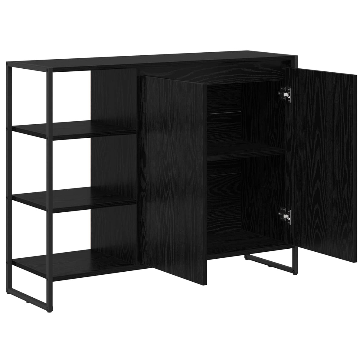 Sideskab Sort eg 96.5 x 30 x 75 cm Konstrueret træ