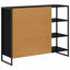 Sideskab Sort eg 96.5 x 30 x 75 cm Konstrueret træ