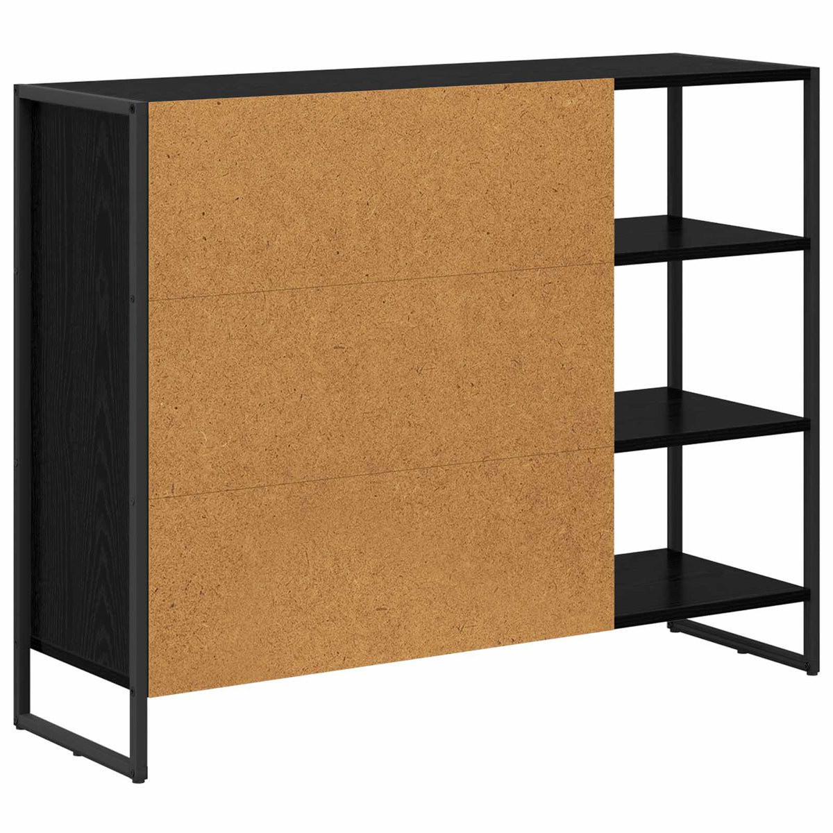 Sideskab Sort eg 96.5 x 30 x 75 cm Konstrueret træ