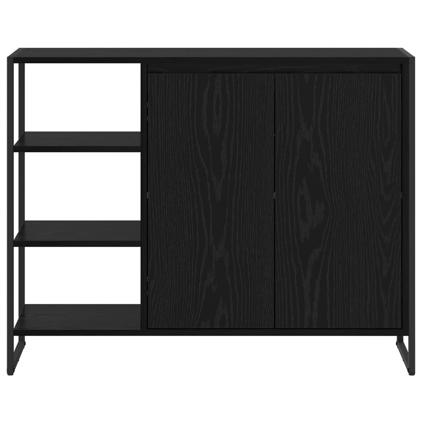 Sideskab Sort eg 96.5 x 30 x 75 cm Konstrueret træ