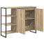 Sideskab Sonoma 96.5 x 30 x 75 cm Konstrueret træ