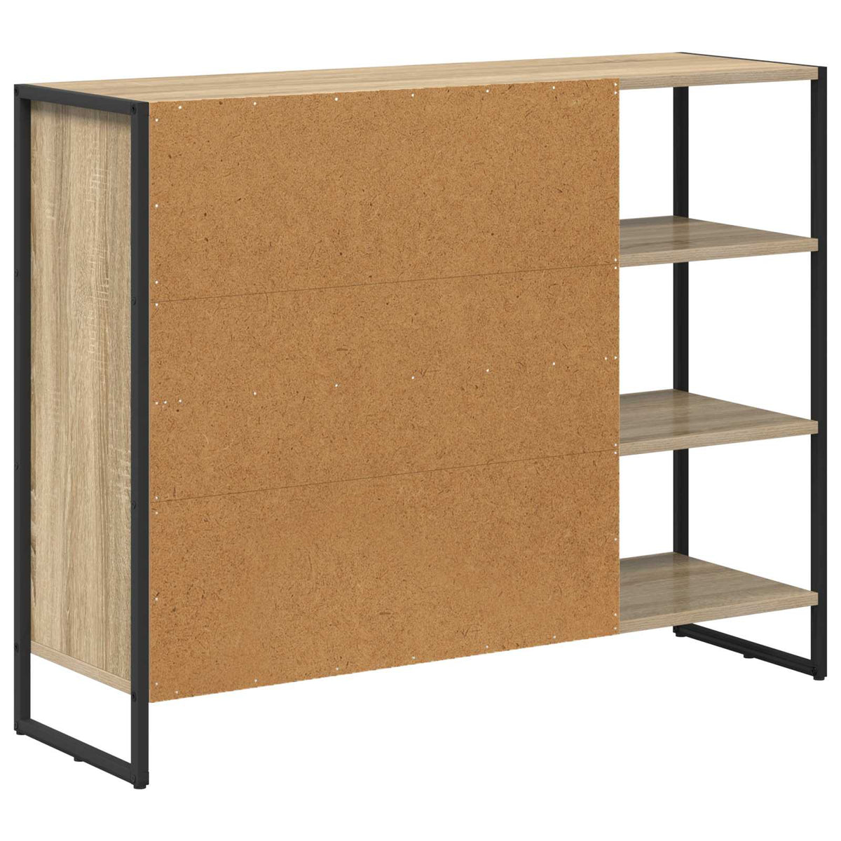 Sideskab Sonoma 96.5 x 30 x 75 cm Konstrueret træ